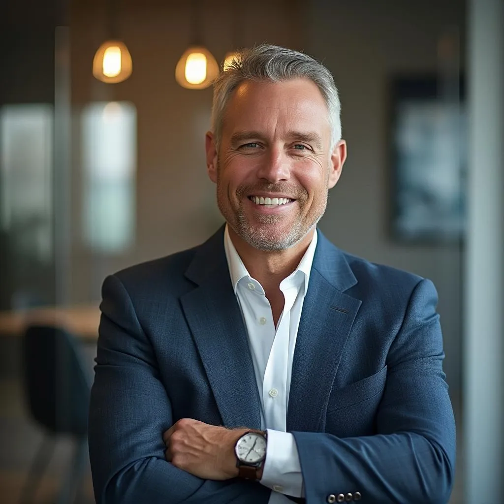 Photo de David Martin, PDG d'une entreprise de services